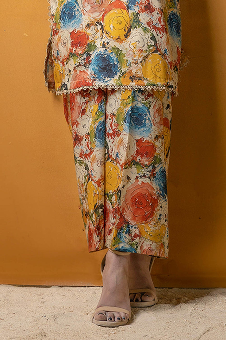 2 Piece Unstitched Printed Lawn Suit