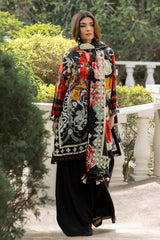 3 Piece Unstitched Mehsuri Stripe Khaddar Suit K-52021