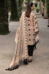 3 Piece Unstitched Mehsuri Stripe Khaddar Suit K-52058