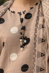 3 Piece Unstitched Mehsuri Stripe Khaddar Suit K-52058