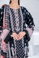 3 Piece Unstitched Printed Lawn suit CLP-42167