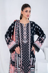 3 Piece Unstitched Printed Lawn suit CLP-42167