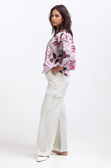 Printed Collar Shirt WM-CS-SS24-047
