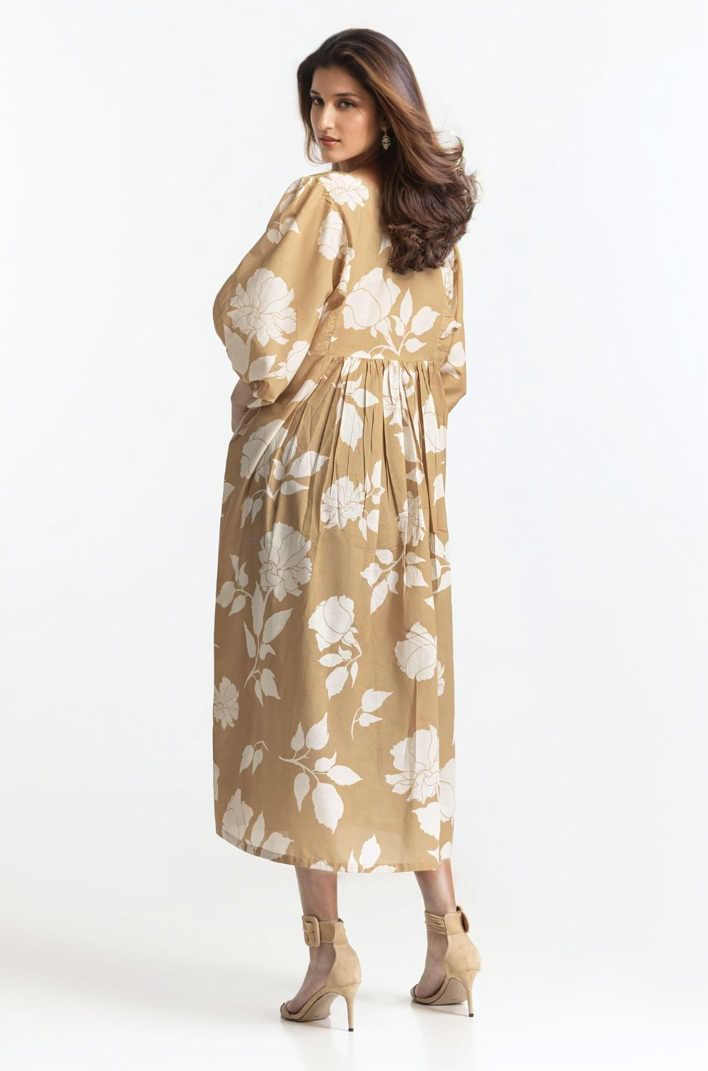 Printed Square-Neck Dress WM-DRS-SS24-027
