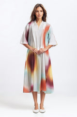 Printed V-Neck Dress WM-DRS-SS24-045