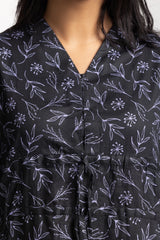 Printed V Neck Dress WM-DRS-SS24-023