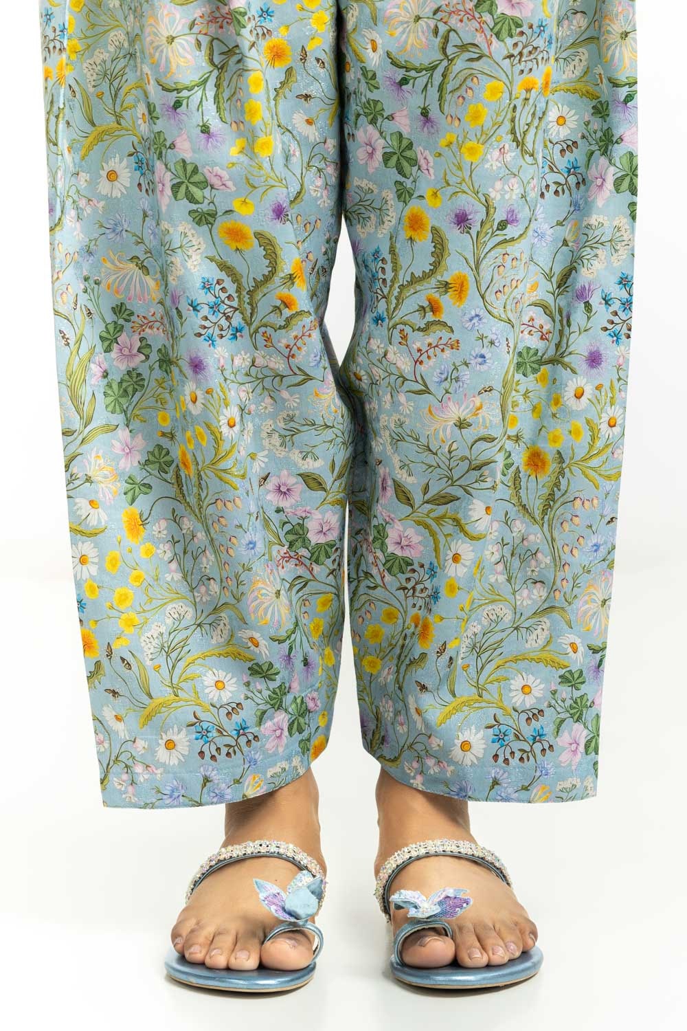 Printed viscose With embroidery Co-Ord Set IPST-44348