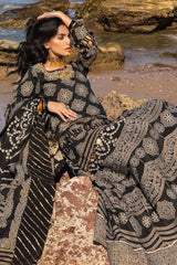 3 Piece Unstitched Embroidered Jacquard Suit with Jacquard Dupatta PRW-32083