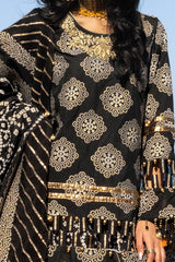 3 Piece Unstitched Embroidered Jacquard Suit with Jacquard Dupatta PRW-32083