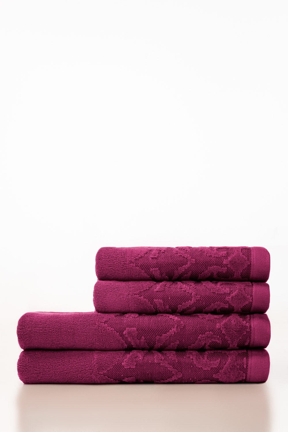 Pulse Jacquard Dyed Towel 4Pcs Set