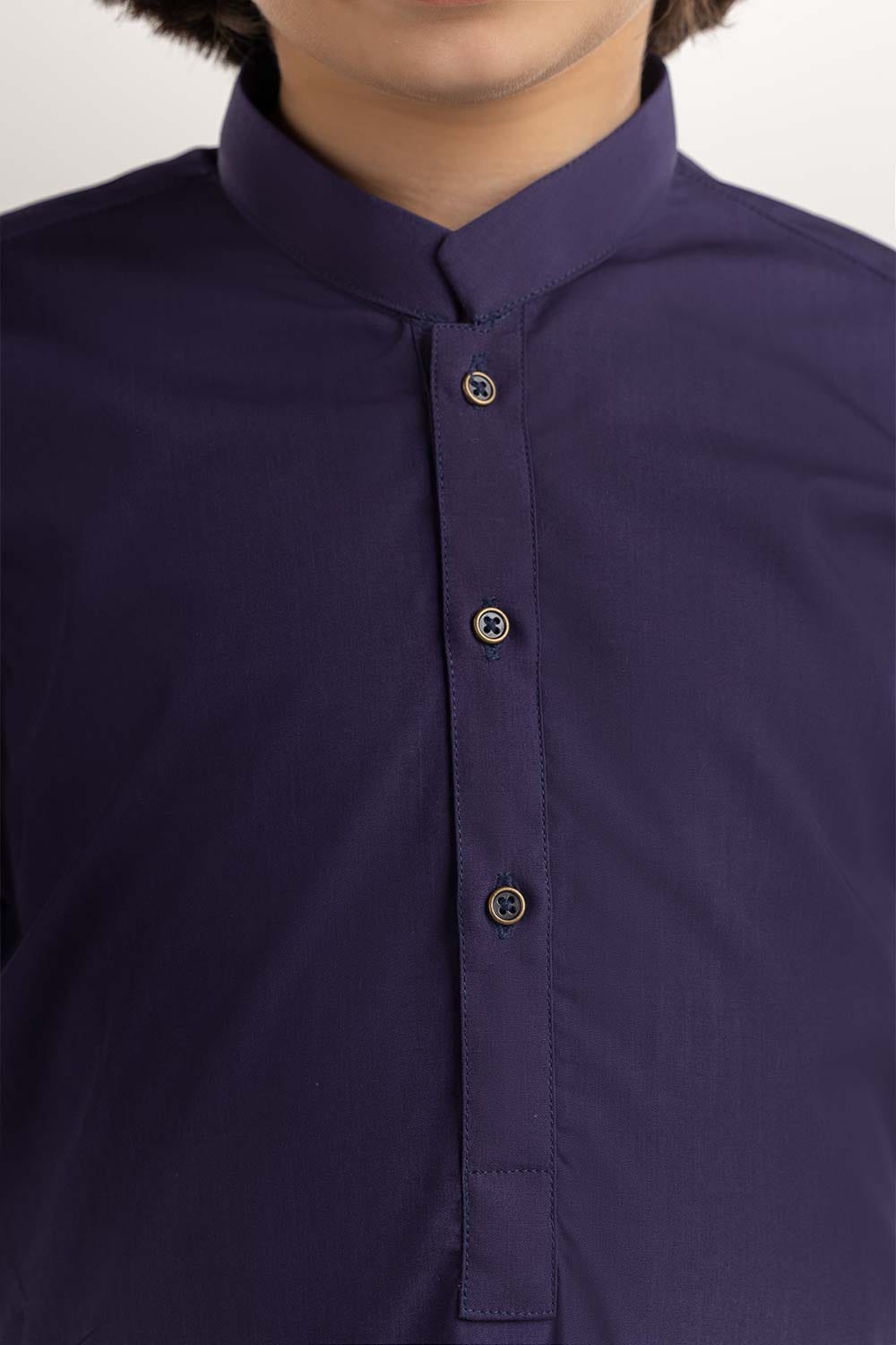 Purple Basic Kurta KR-KPLN22-067