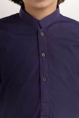 Purple Basic Kurta KR-KPLN22-067