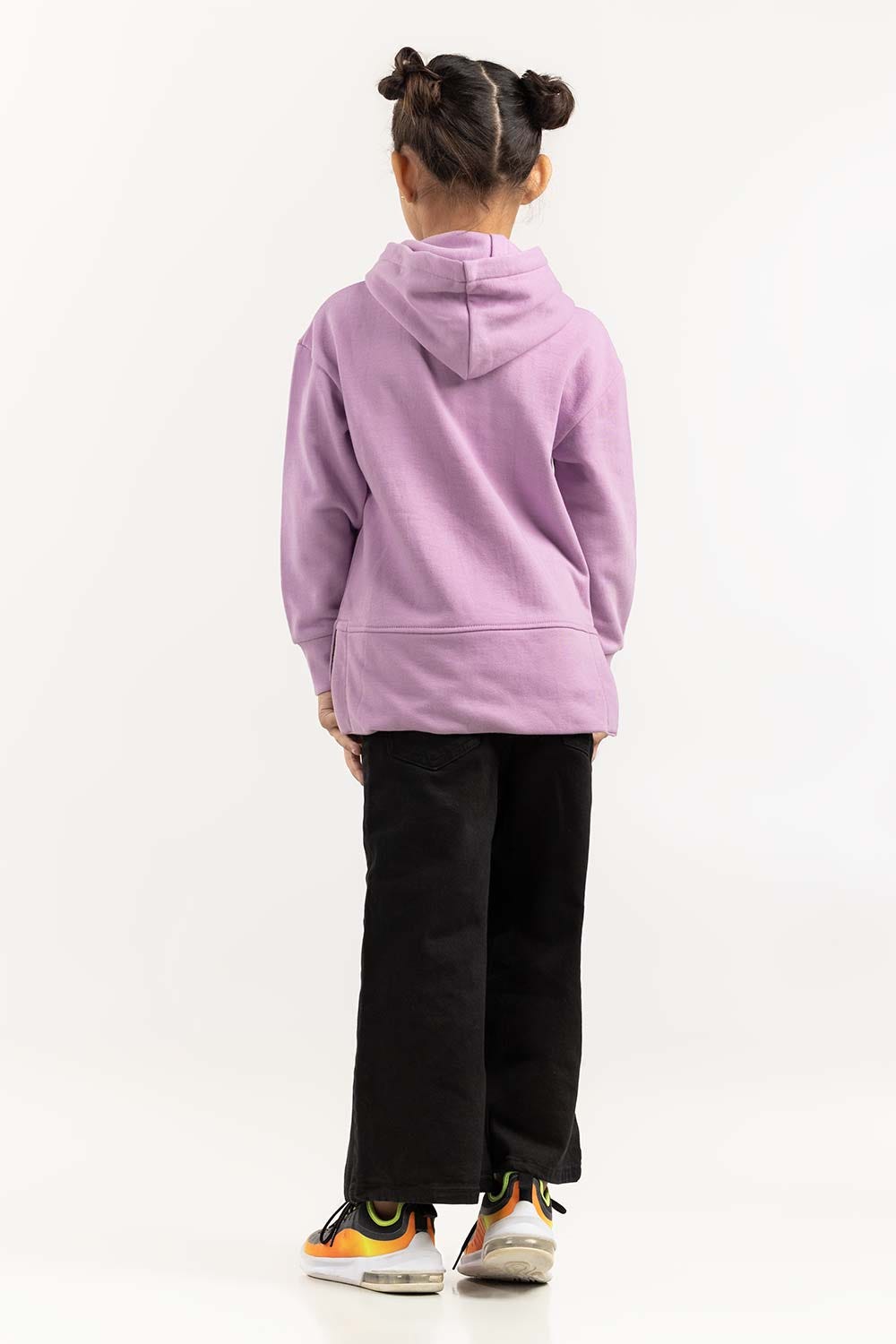 Toddler Girl Purple Hoodie 224-612-041