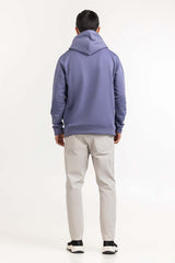 Purple Knit Regular Hoodie 224-112-011 B