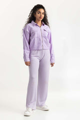 Lilac Non Denim Jacket  224-210-049