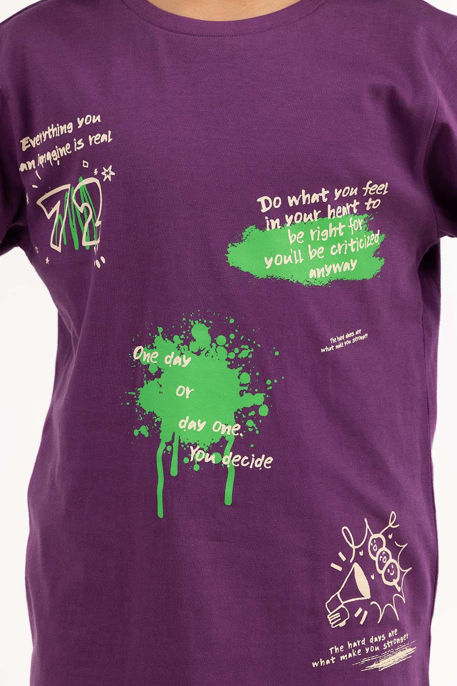 Junior Boy Purple Passion T-Shirt 224-313-038