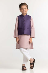 Purple Styling Waist Coat KWC-PD23-012