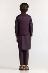 Purple Styling Waist Coat KWC-PD23-016