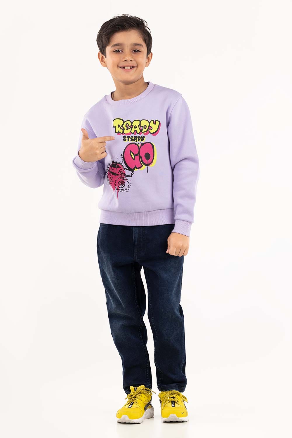 Toddler Boy Purple Sweatshirt 224-512-011
