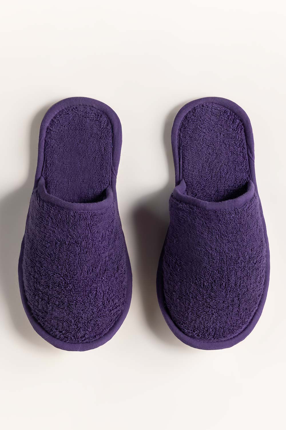 Purple Terry Slippers