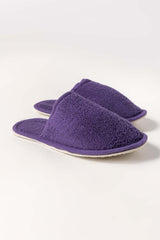 Purple Terry Slippers