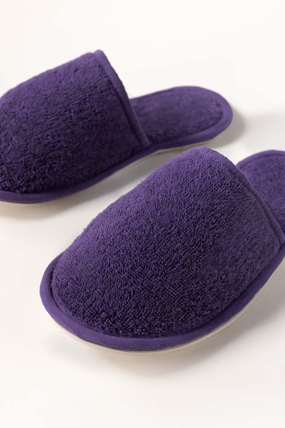 Purple Terry Slippers