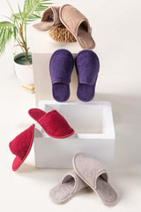 Purple Terry Slippers