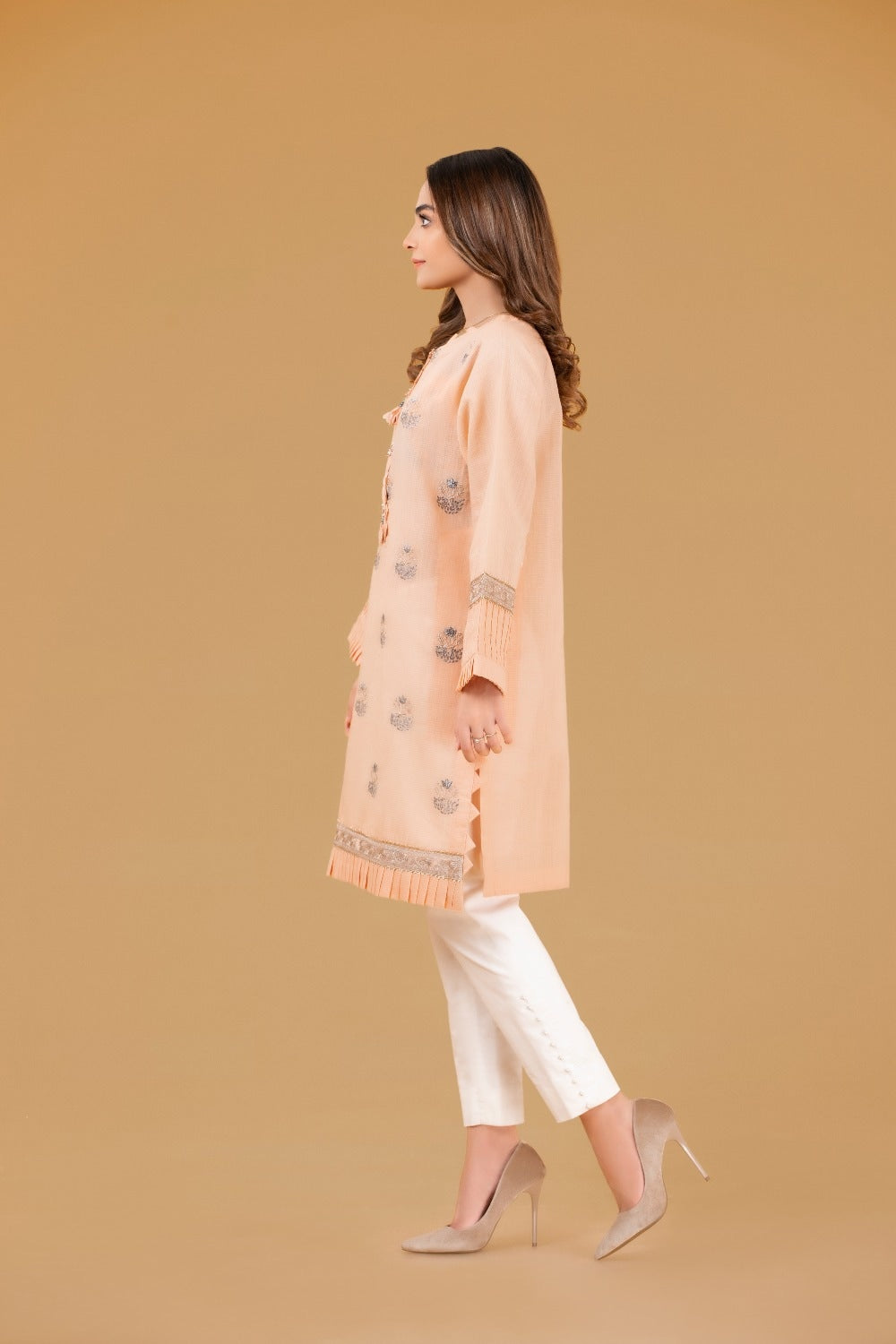 Fancy Fabric Emb Shirt