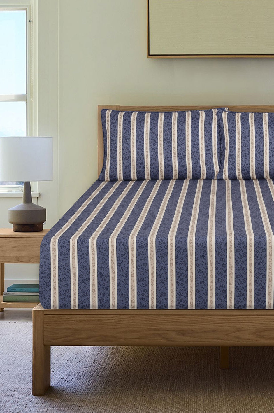 Quad Patch T-200 Fitted Sheet Set