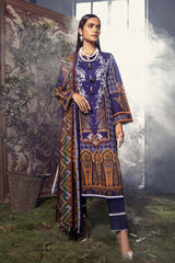 3 Piece Unstitched Printed Pashmina Shawl Suit AP-12064