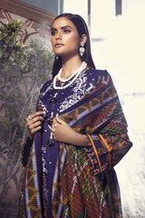 3 Piece Unstitched Printed Pashmina Shawl Suit AP-12064