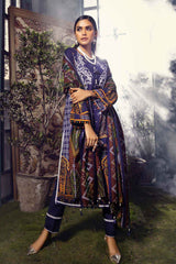 3 Piece Unstitched Printed Pashmina Shawl Suit AP-12064