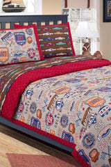 Racing Cars Quilt Cover Set