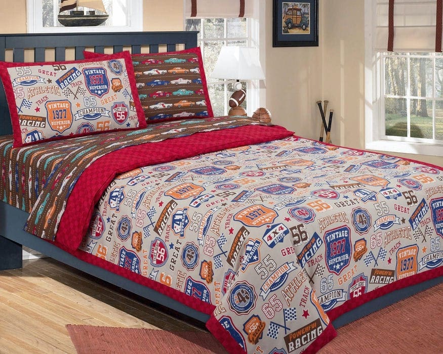 Racing Cars Quilt Cover Set