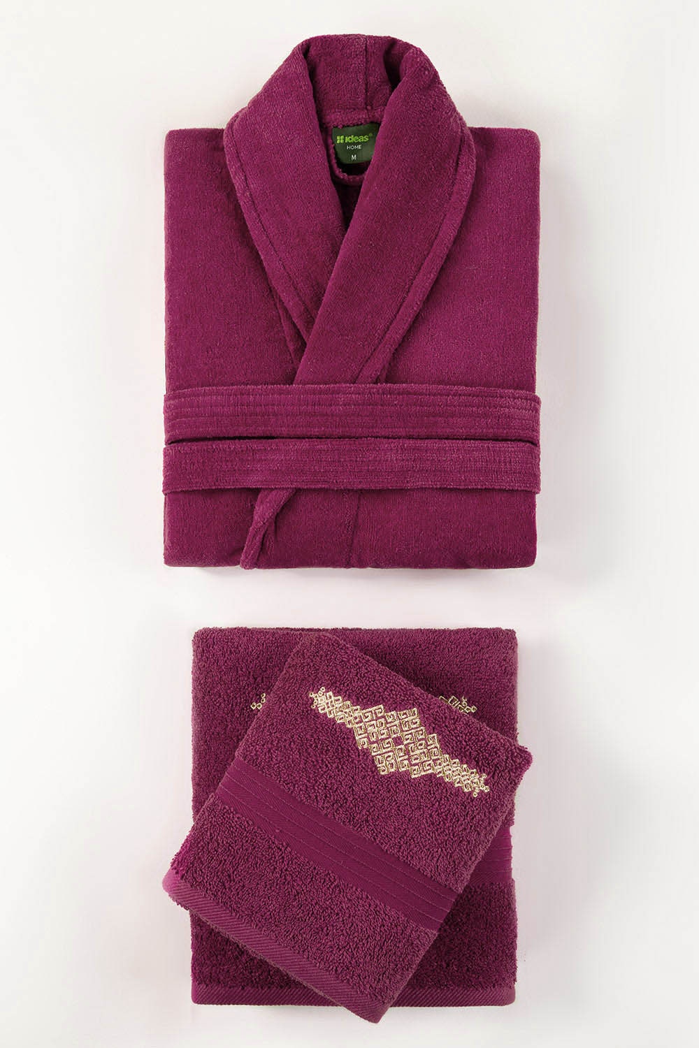 Raspberry Bridal Towel Gift Set
