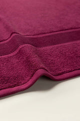 Raspberry Combed Towel Plain