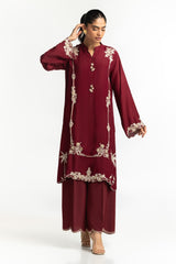 Rawsilk Embroidered Shirt And Trouser IPST-44329