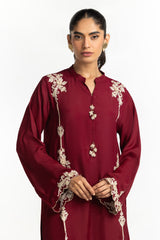 Rawsilk Embroidered Shirt And Trouser IPST-44329