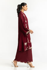 Rawsilk Embroidered Shirt And Trouser IPST-44329