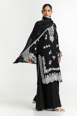 Rawsilk Embroidered Shirt And Dupatta IPSD-44325