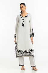 Raw Silk Embroidered Shirt And Trouser IPST-44496