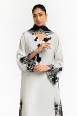 Raw Silk Embroidered Shirt And Trouser IPST-44496