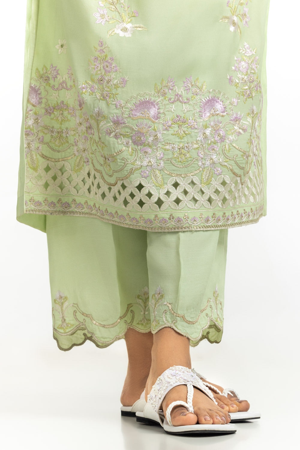 Rawsilk Embroidered Shirt And Trouser IPST-44591