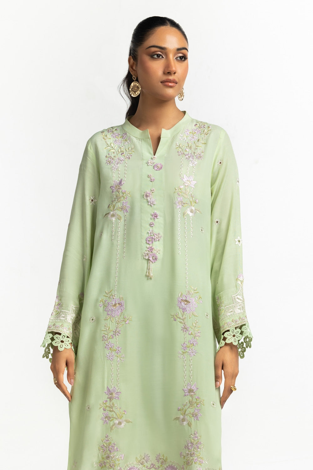 Rawsilk Embroidered Shirt And Trouser IPST-44591