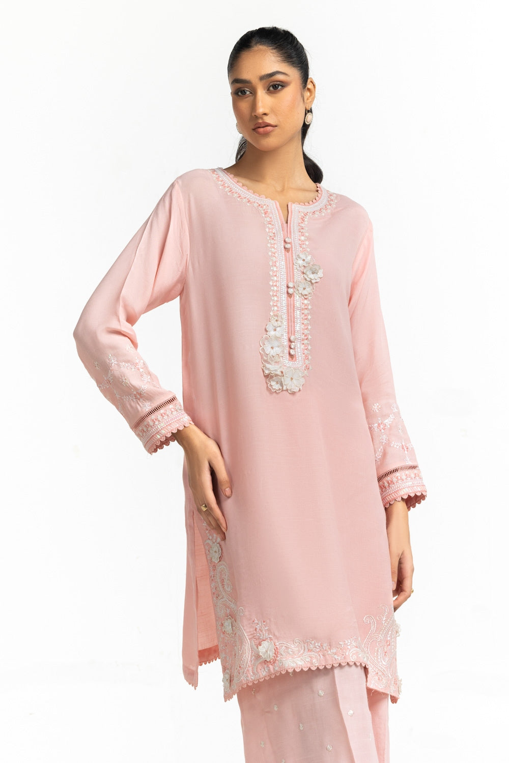 Rawsilk Embroidered Shirt And Trouser IPST-44593