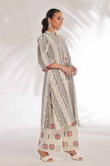 2 Piece Unstitched Jacquard Printed Suit JT-42014