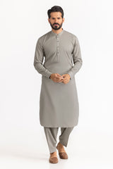 Red Gold Latha Unstitched Fabric Cotton-LF