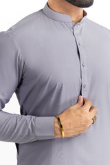 Red Gold Latha Unstitched Fabric Cotton-LF