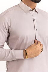 Red Gold Latha Unstitched Fabric Cotton-LF