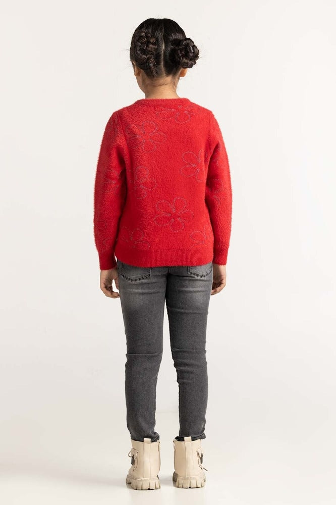 Red Basic Sweater JG-SWT-WS23-023